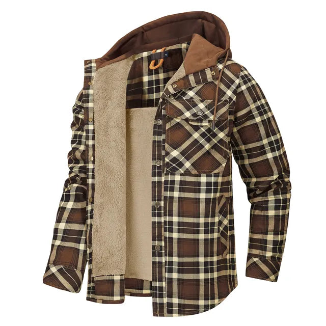 Berg-Feldt | Veste chemise à carreaux chaude