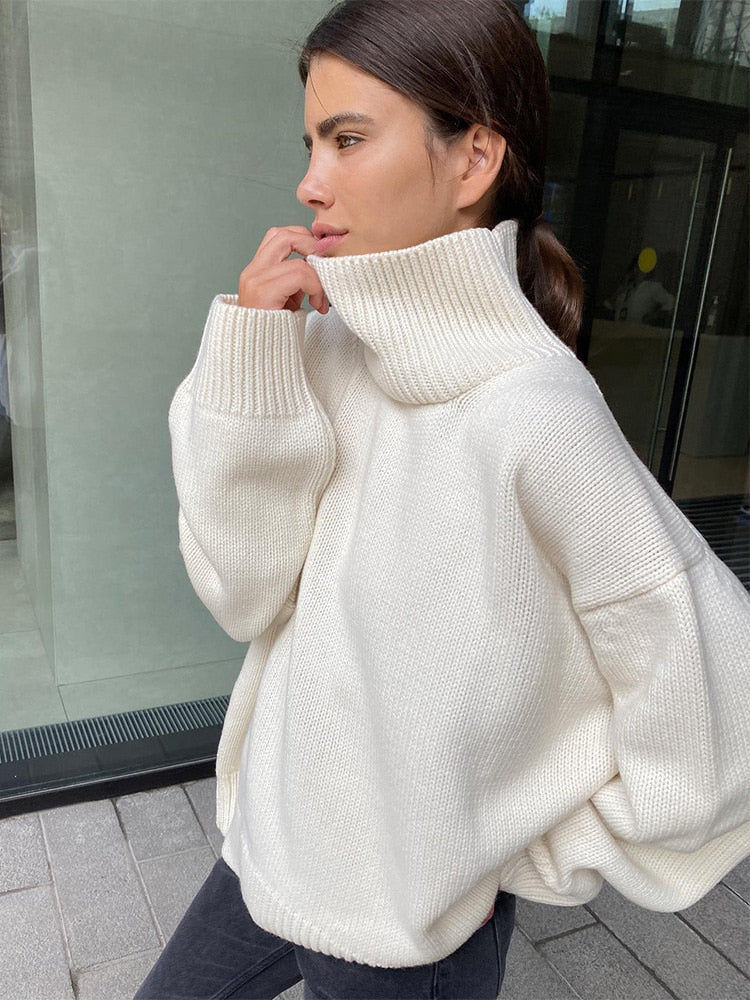 Berg-Feldt | Lässiger Lockerer Rollkragenpullover