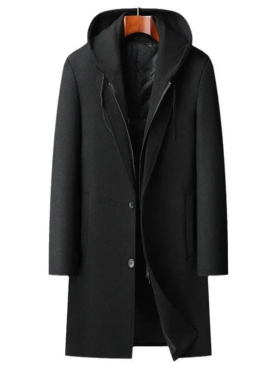 Berg-Feldt | Mantel mit Abnehmbarer Kapuze für Männer - Alfred