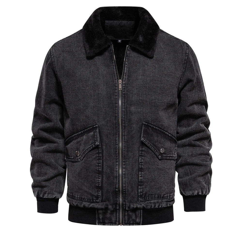 Berg-Feldt | Herren Jeansjacke warm gefüttert