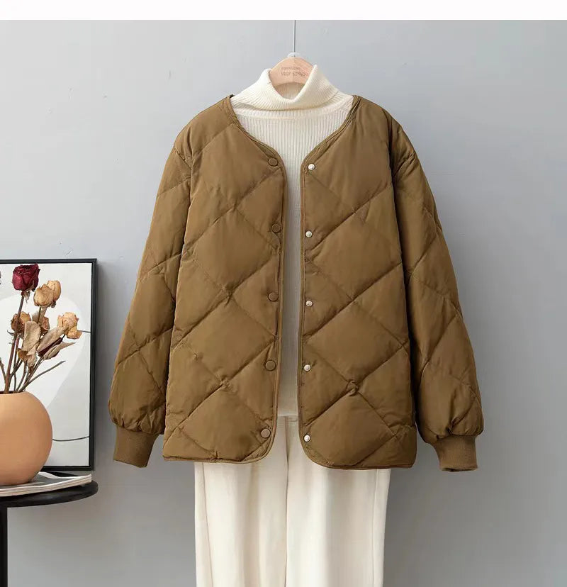 Berg-Feldt | Vielseitige Schicke Rundhalsjacke mit Knopfverschluss