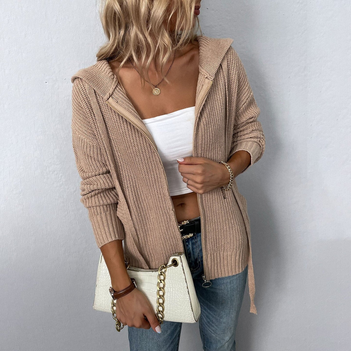 Lyra Cardigan en tricot pour femme