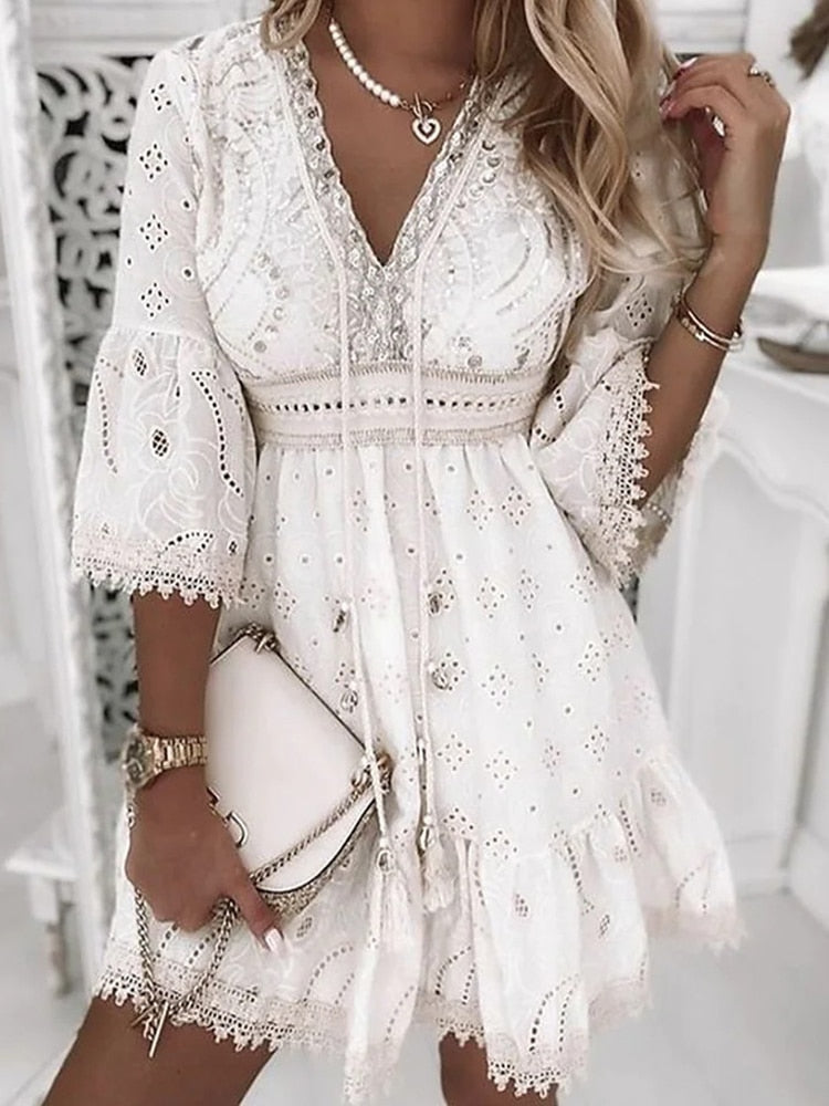 Robe courte Bohème Shella