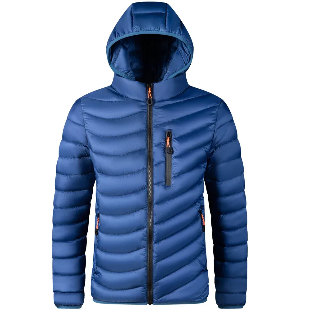 Berg-Feldt | Leichtgewichtige Pufferjacke mit Kapuze Polyester Warm und Praktisch