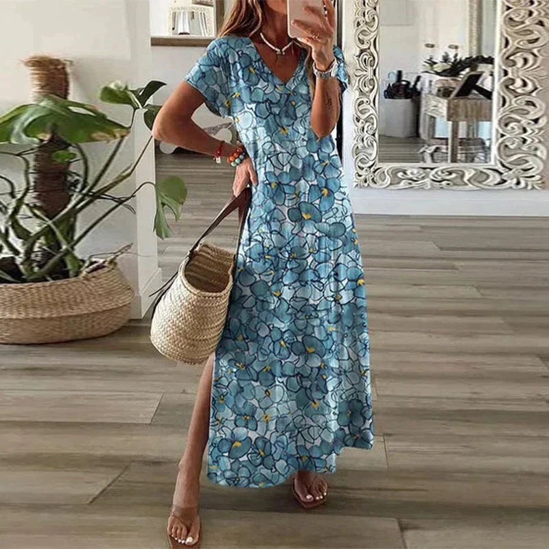 Robe à imprimé floral de Paula