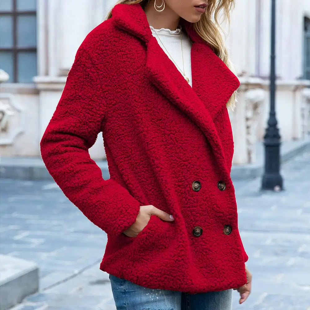 Berg-Feldt | Teddyjacke Braun Flauschig und Trendy