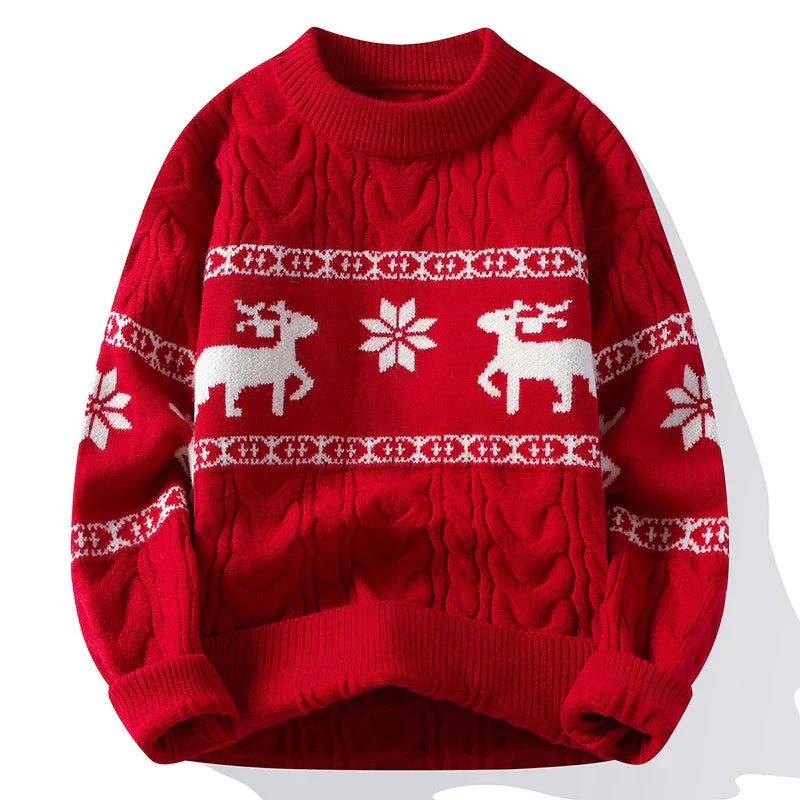 Deer'y Weihnachtspullover