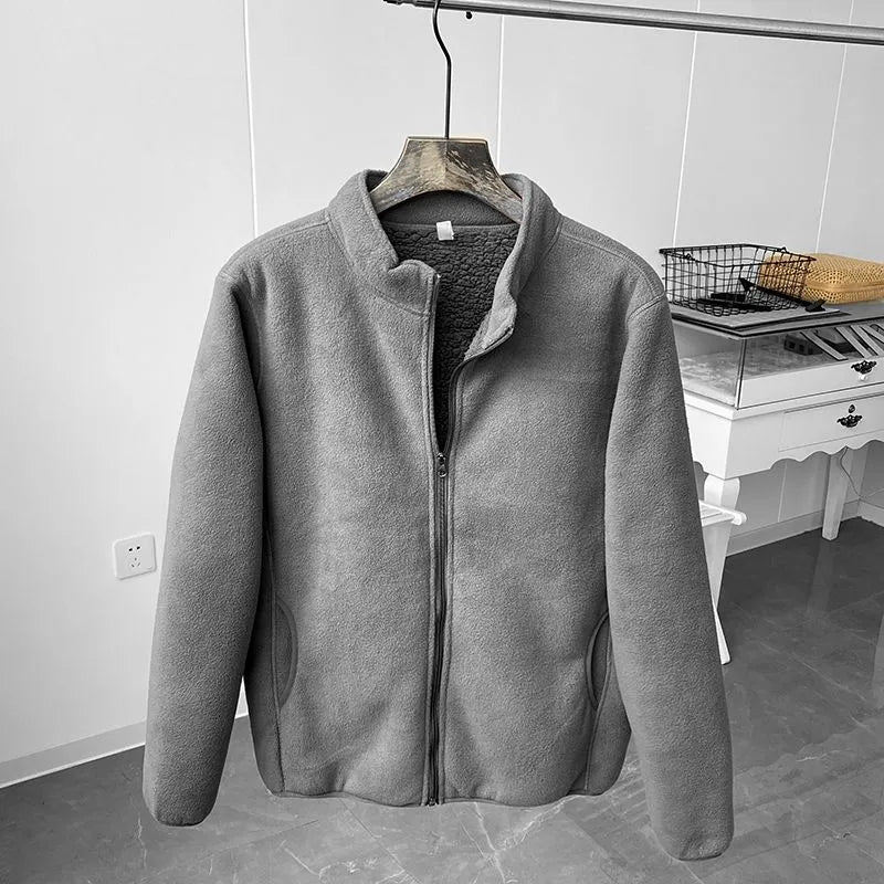 Berg-Feldt | Fleecejacke mit Stehkragen