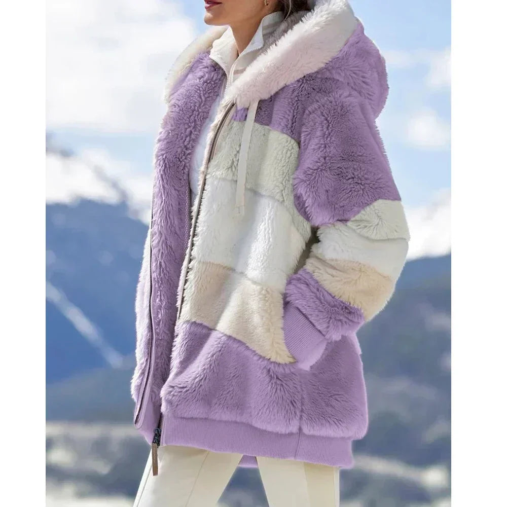 Berg-Feldt | Fleecejacke mit Kapuze - Langarm