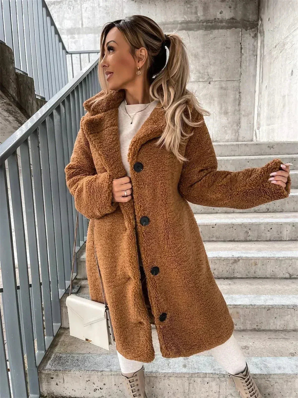 Berg-Feldt | Damen-Strickjacke, lang & modisch