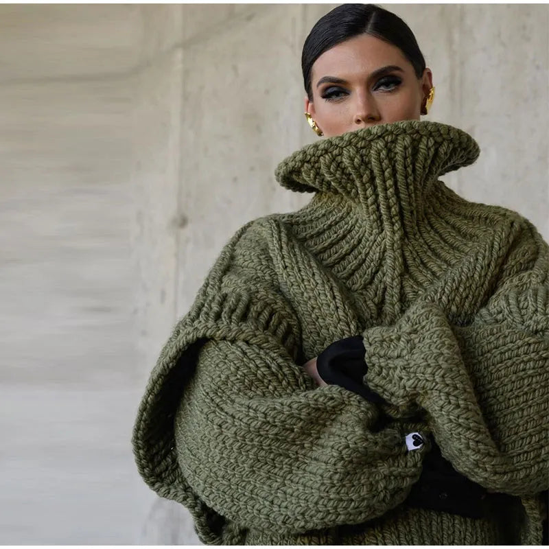 Berg-Feldt | Pull en Maille Épaisse Oversize et Tendance Parfait pour l'Automne