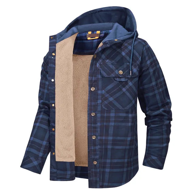 Berg-Feldt | Veste chemise à carreaux chaude