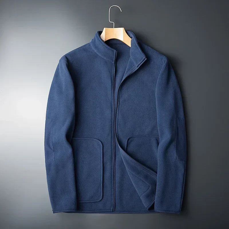 Berg-Feldt | Herren-Fleecejacke mit Kontrastierenden Details - Erian