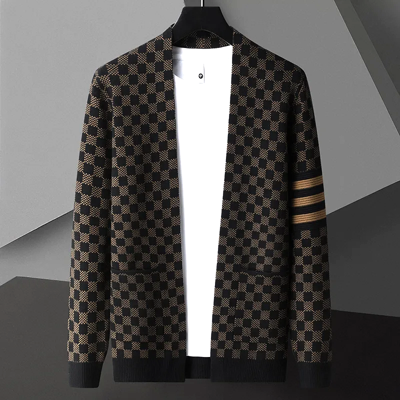 Berg-Feldt | Gemusteter Cardigan Strick Elegant, Stilvoll