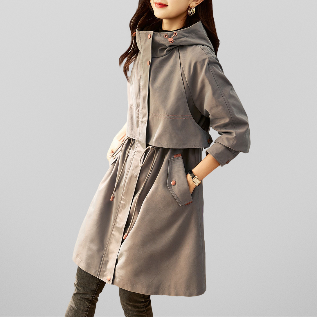 Berg-Feldt | Elegance - Rote Damenjacke mit Kapuze