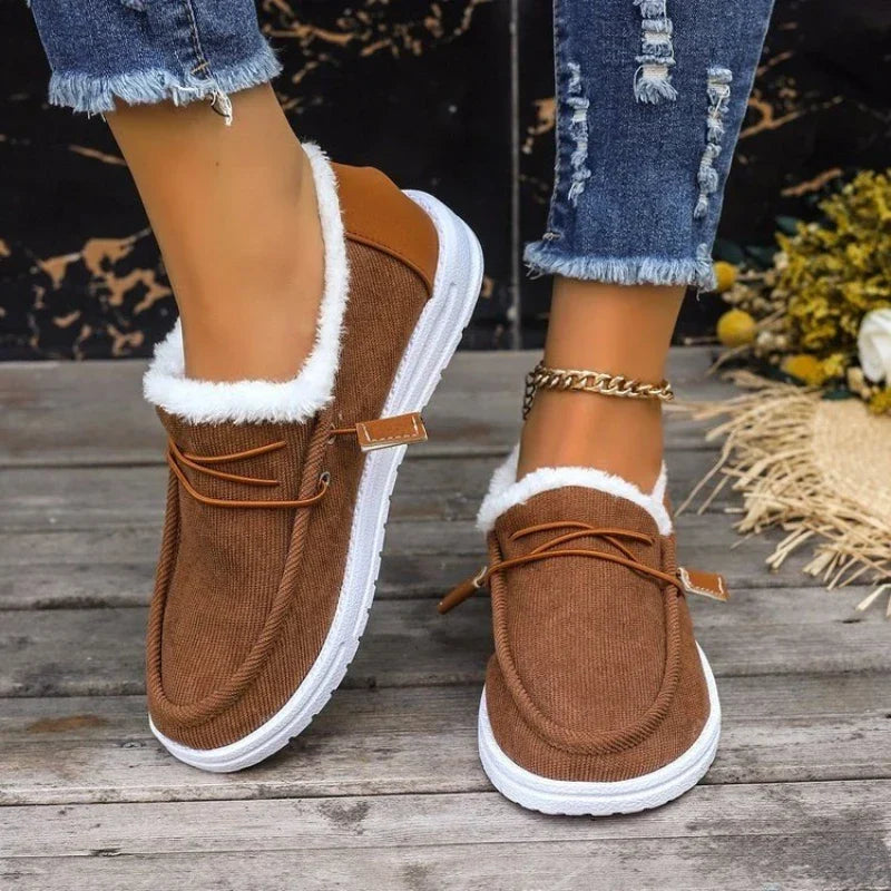 Berg-Feldt | Chaussures d'hiver en velours épais