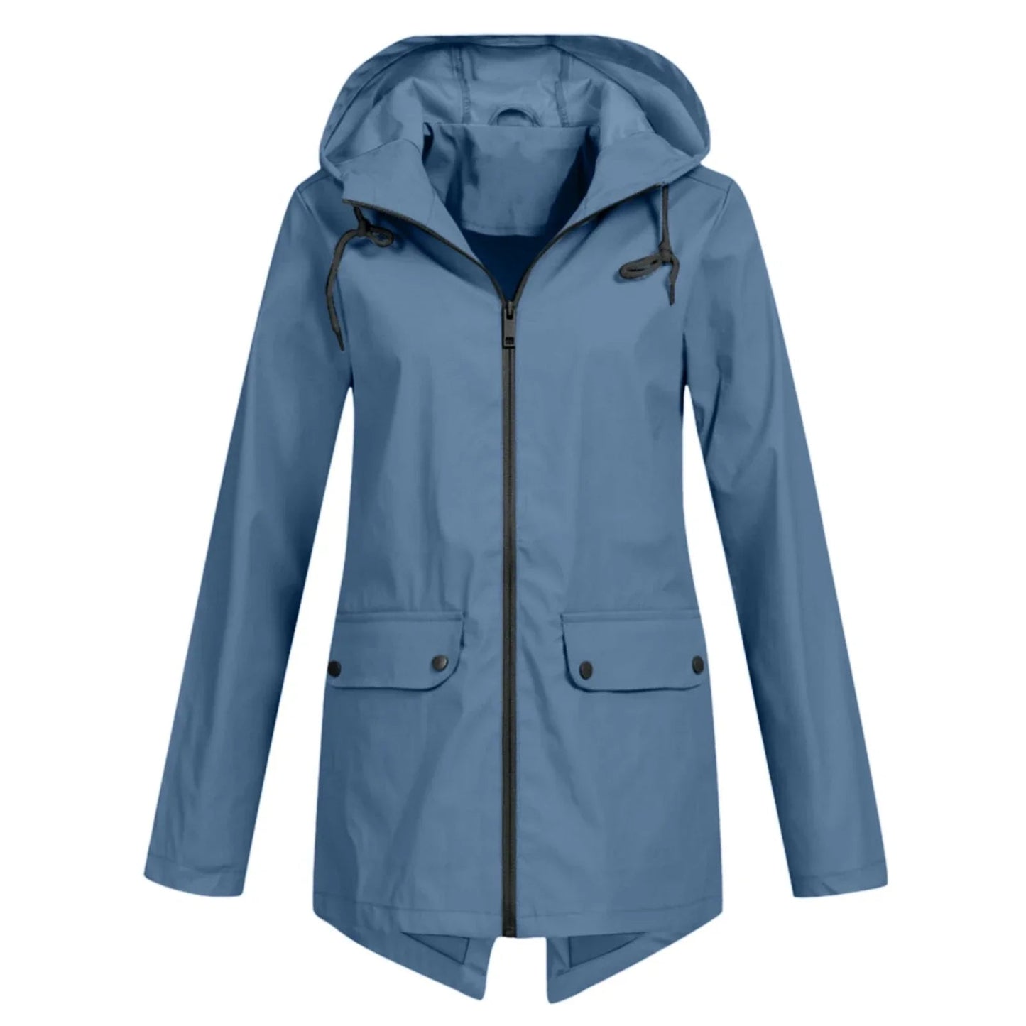 Berg-Feldt | Lässige Wasserdichte Damenjacke mit Kapuze und Reißverschluss Ideal für Herbst Winter