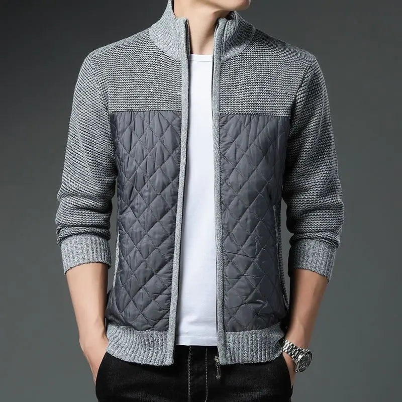 Berg-Feldt | Gepolsterte gestrickte Herrenjacke