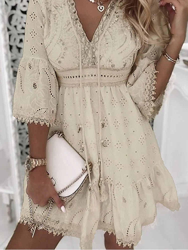 Robe courte Bohème Shella