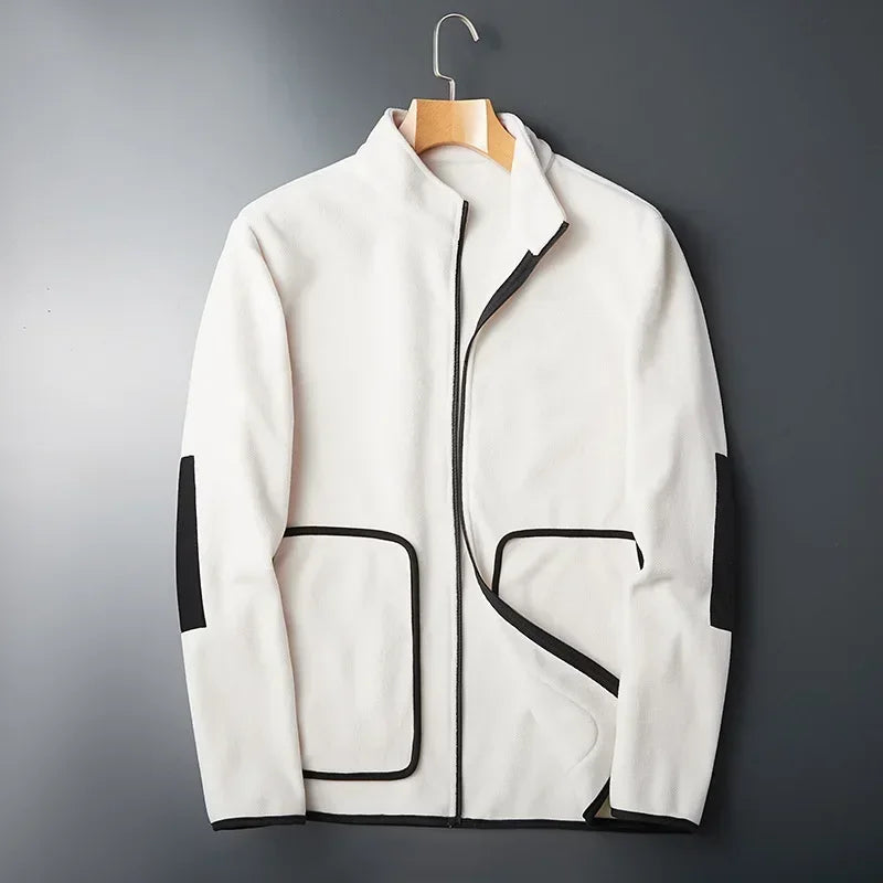 Berg-Feldt | Herren-Fleecejacke mit Kontrastierenden Details - Erian