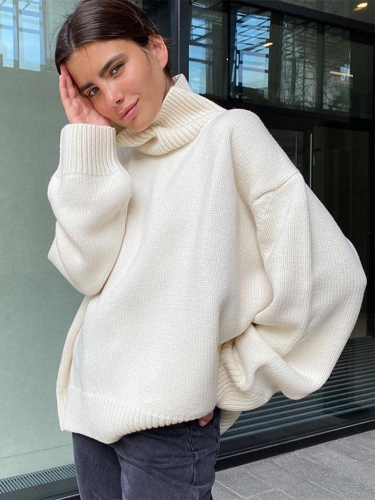 Berg-Feldt | Lässiger Lockerer Rollkragenpullover