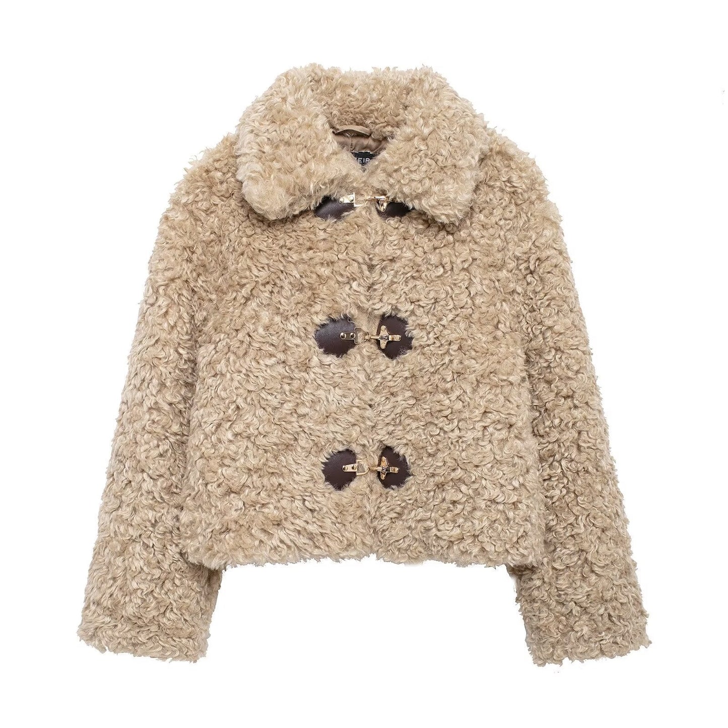 Berg-Feldt | Veste Teddy pour Femme avec Fermeture à Boucles