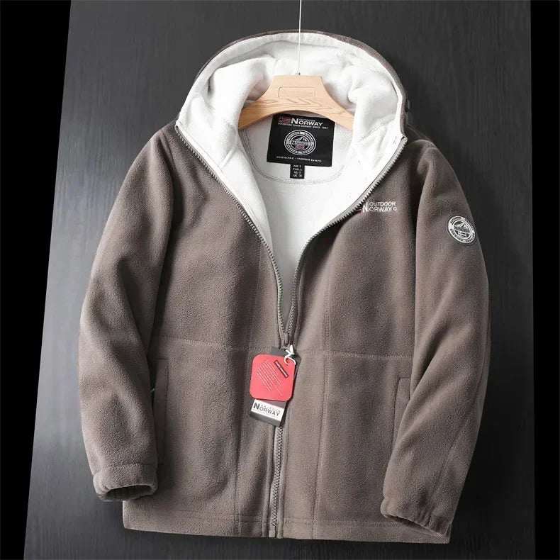 Berg-Feldt | Extra warme Zip Kapuzenjacke