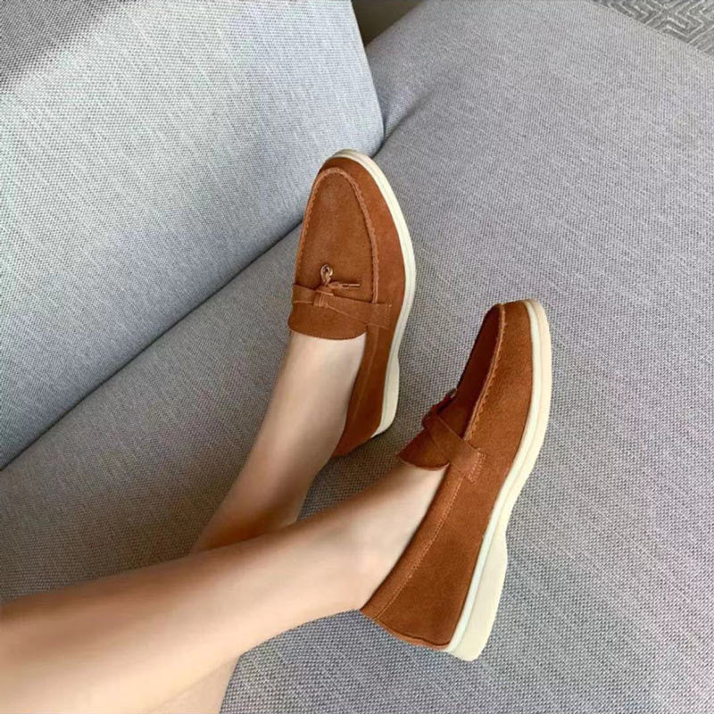 Mocassins pour femme Berg-Feldt avec détail de verrou.