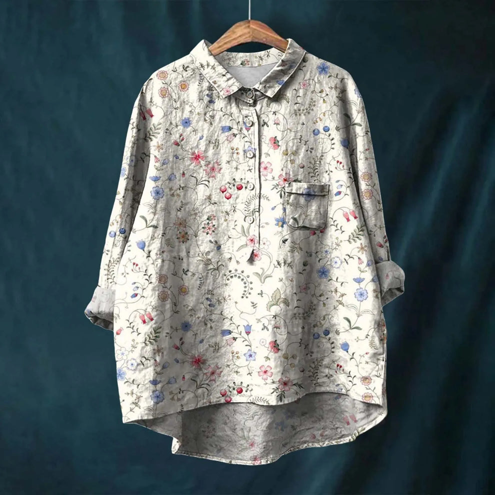 Chemise en lin LOTTA imprimée