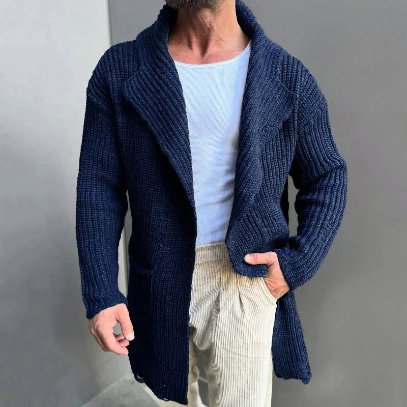 VOLKER - Cardigan finement tricoté