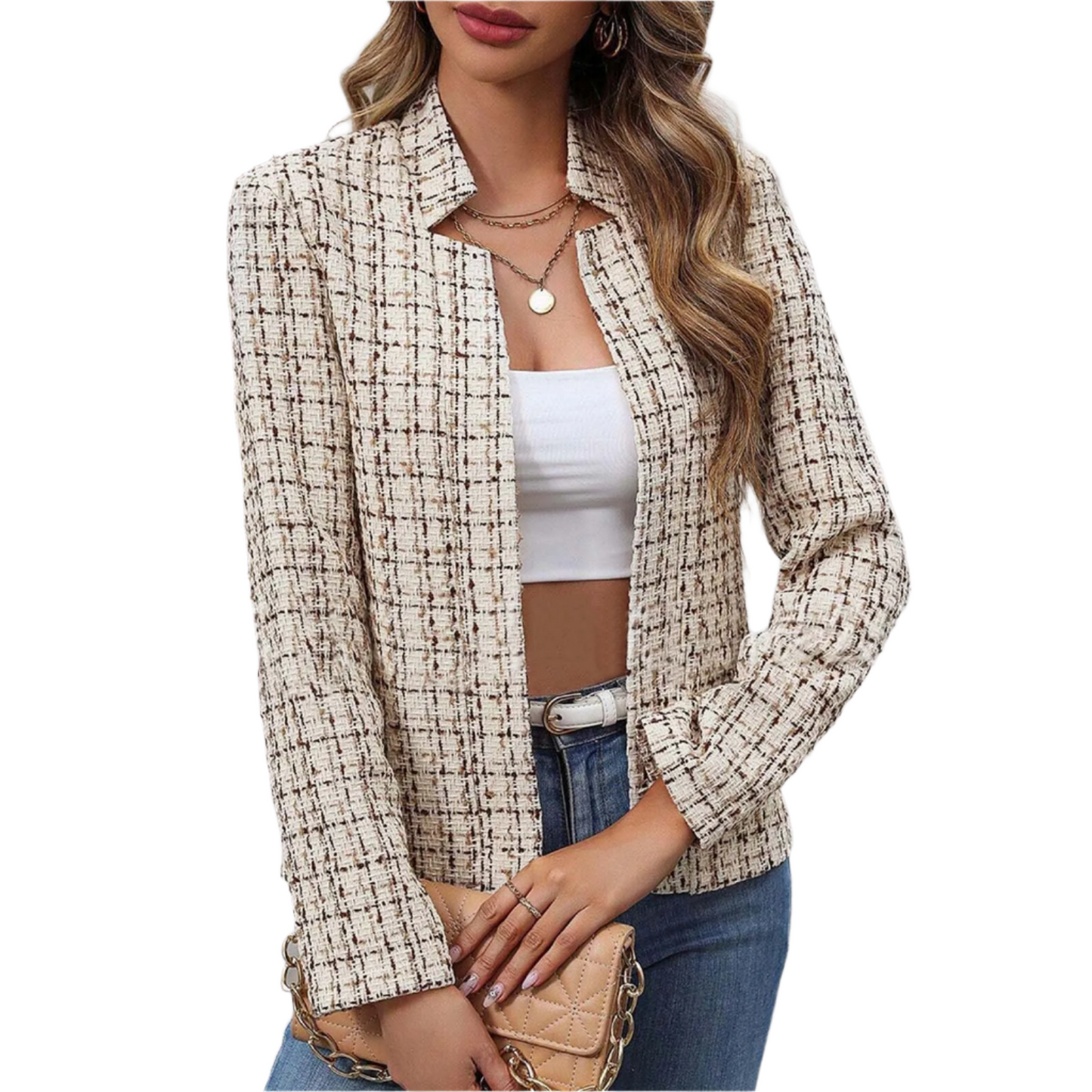 Berg-Feldt | Trendy Damen Blazer mit Langen Ärmeln