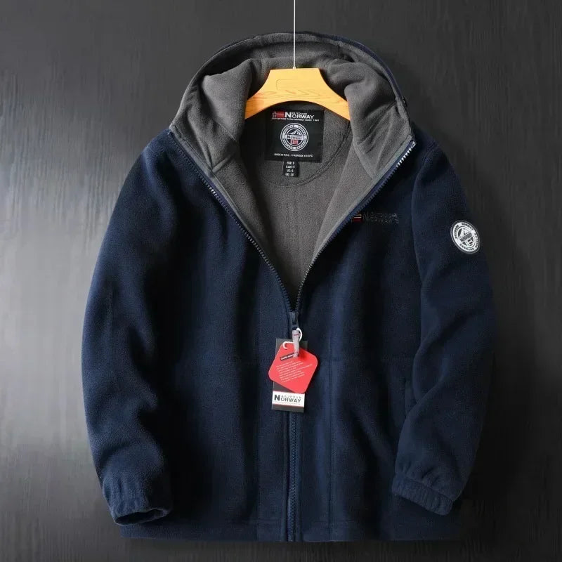 Berg-Feldt | Extra warme Zip Kapuzenjacke
