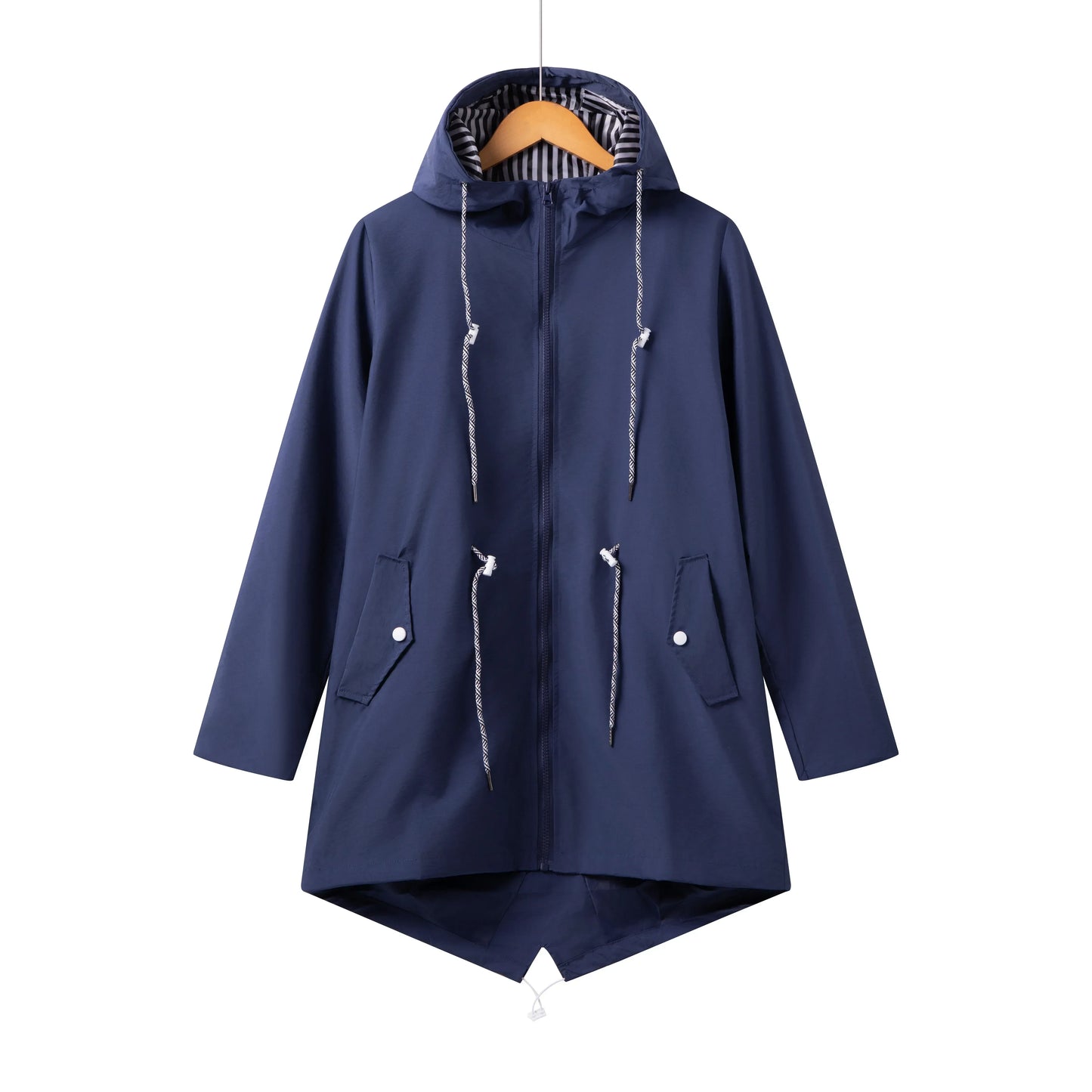 Berg-Feldt | Trench-coat imperméable à capuche décontracté pour femme