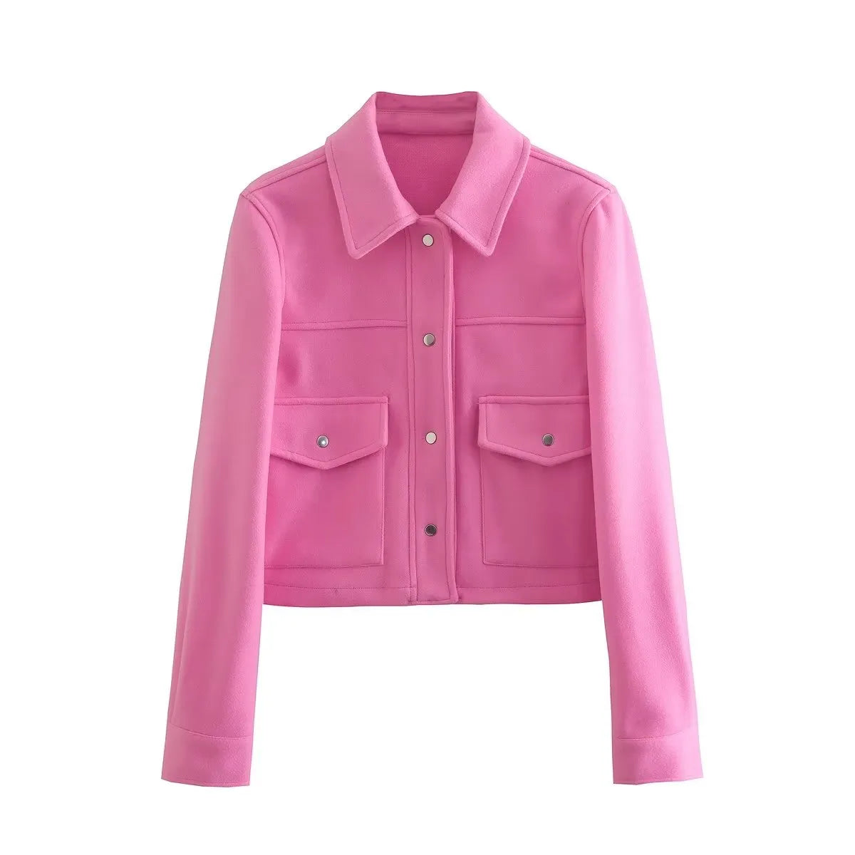 Berg-Feldt | Elegante Jacke mit farbigem Kragen und Hebe für Damen