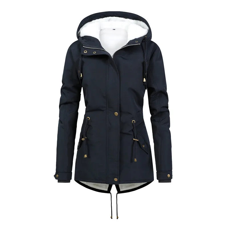 Berg-Feldt | Veste mi-longue à capuche coupe-vent