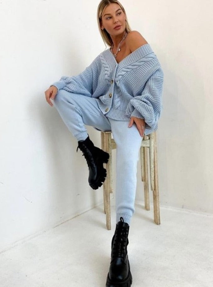 Berg-Feldt | Ensemble 2 pièces confortable pour femmes : gilet et pantalon