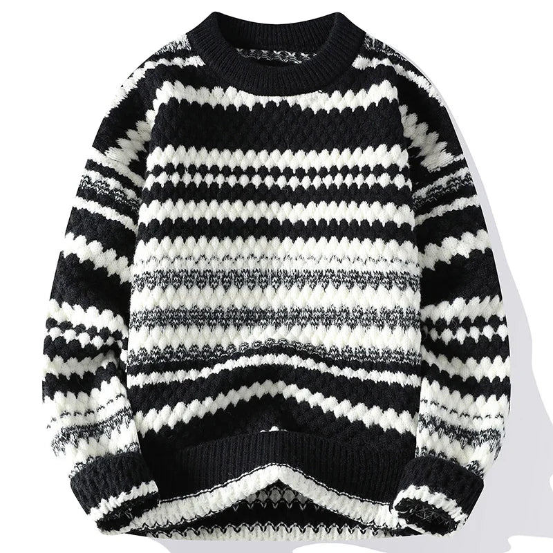 Berg-Feldt | Strickjacke mit Nordischem Muster Weich und Warm Perfekt für Wintertage