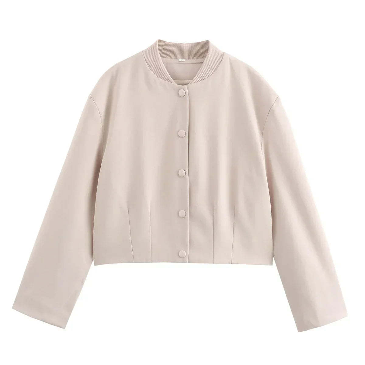Blouson aviateur court Lumaya pour femme, boutonné
