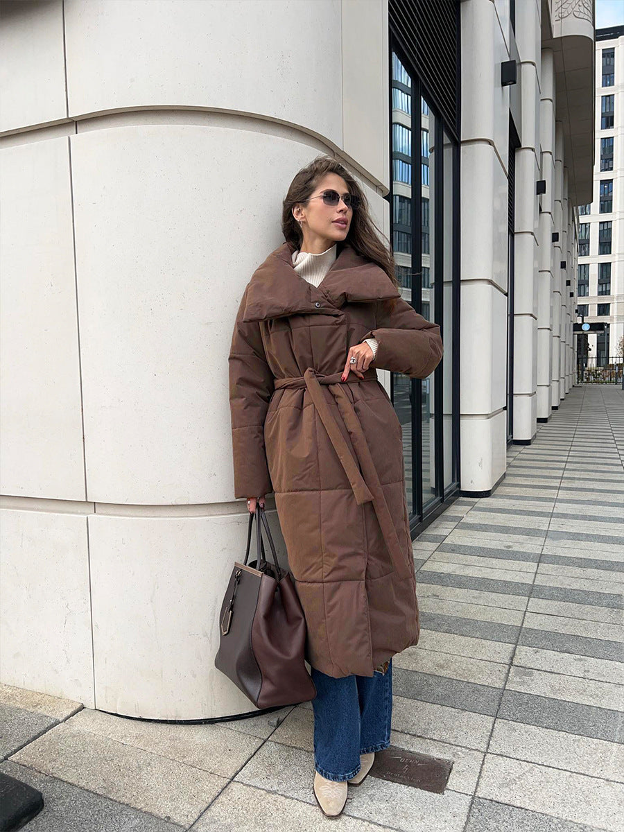 Berg-Feldt | Eleganter Wintermantel mit breitem Kragen