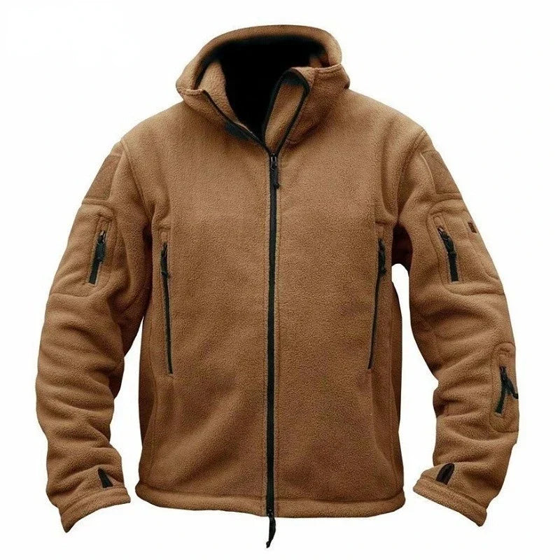 Berg-Feldt | Taktische Fleecejacke mit Kapuze Polyester Wärme und Funktionalität