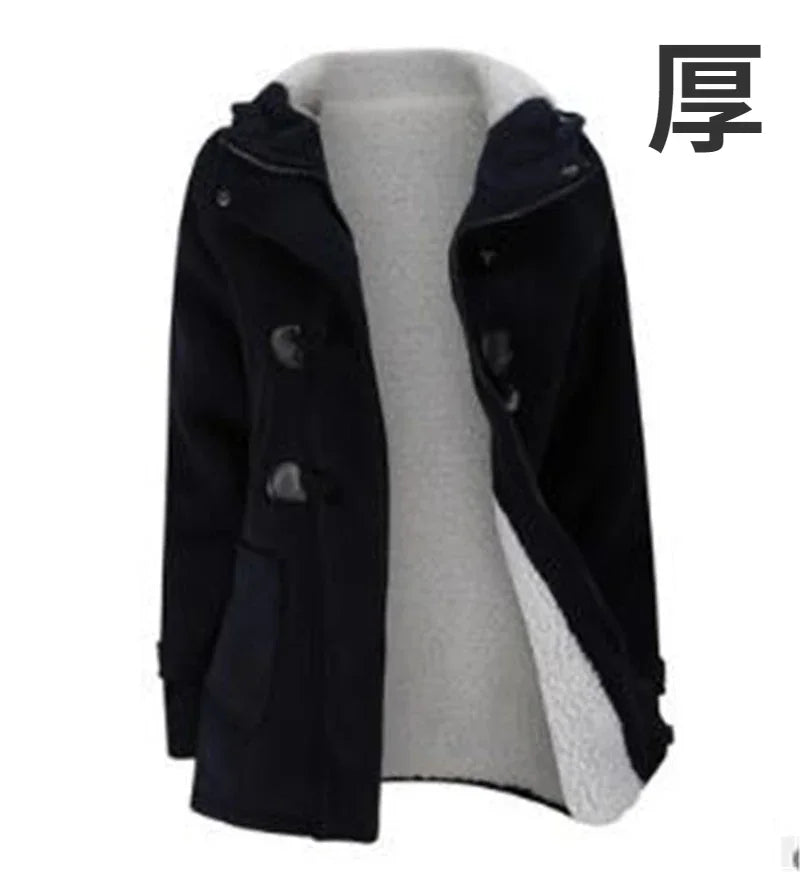 Manteau d'hiver décontracté style julienne