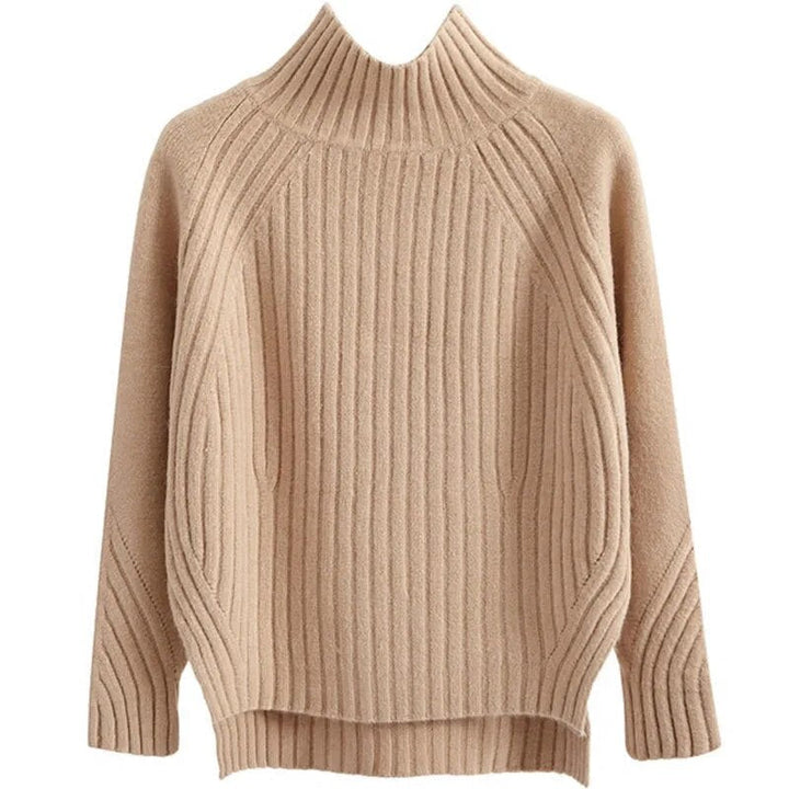 Berg-Feldt | Strickpullover mit Halbem Rollkragen