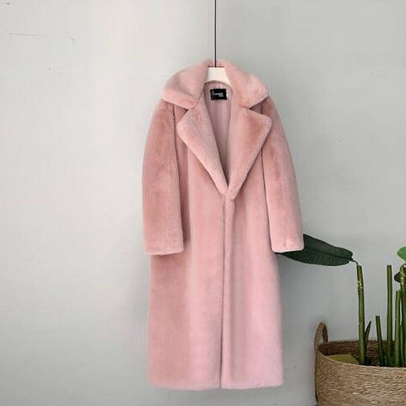 Berg-Feldt | Manteau Long Doux en Peluche pour Femme