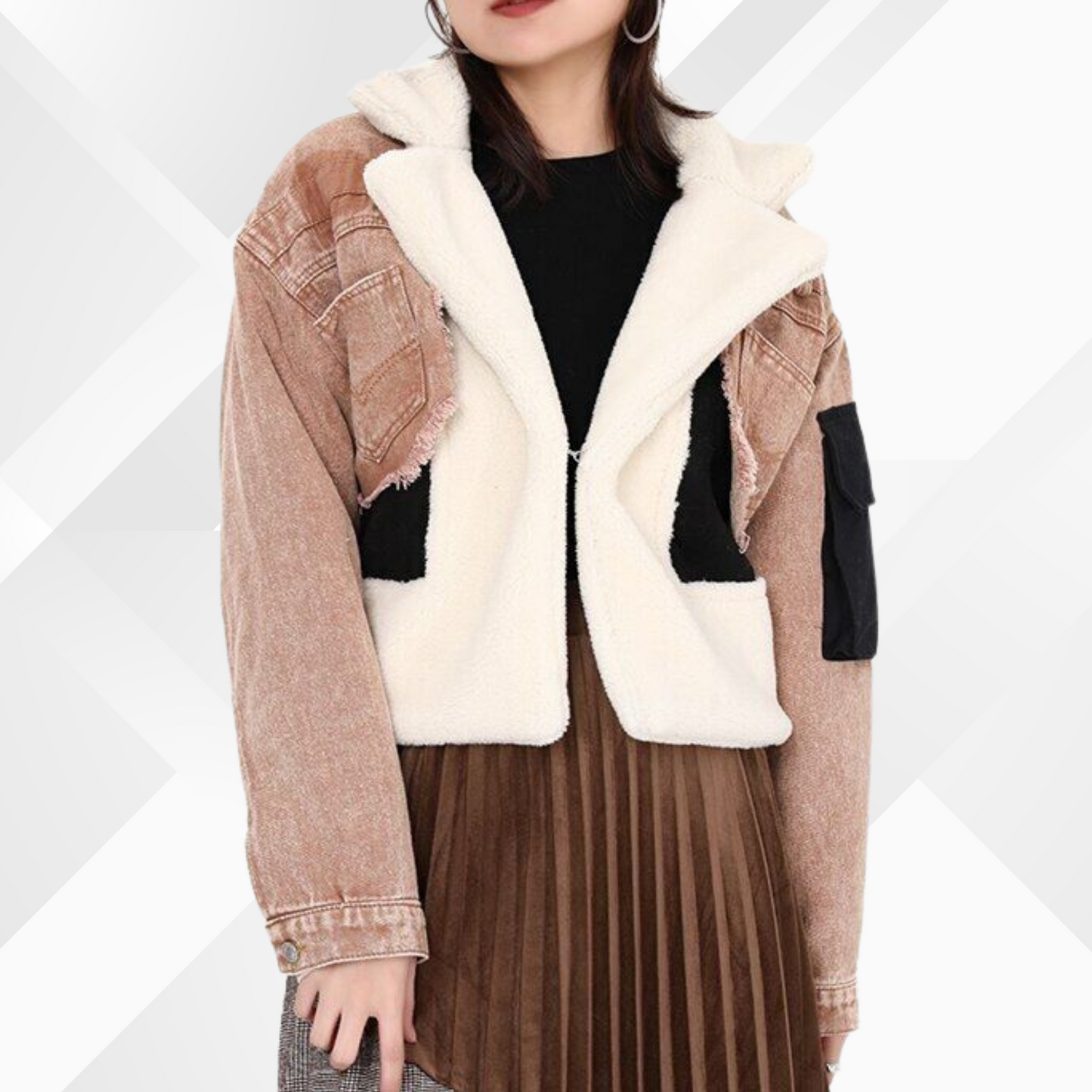 Berg-Feldt | Veste patchwork en coton