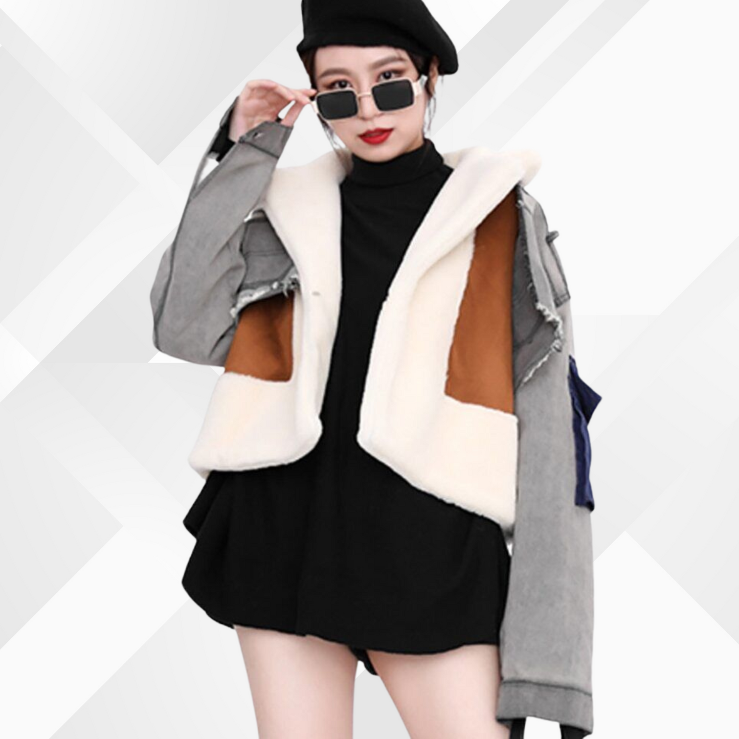 Berg-Feldt | Veste patchwork en coton