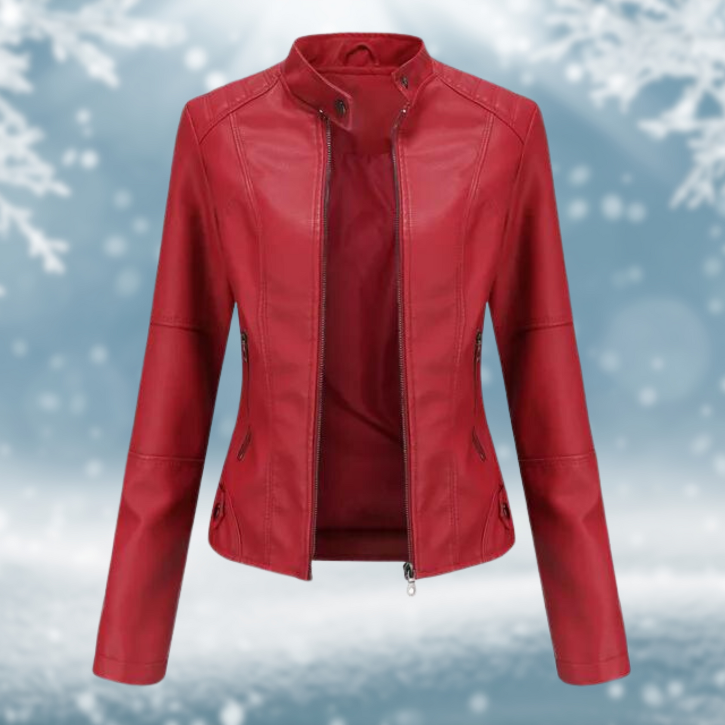 Ayla : Blouson en cuir vegan