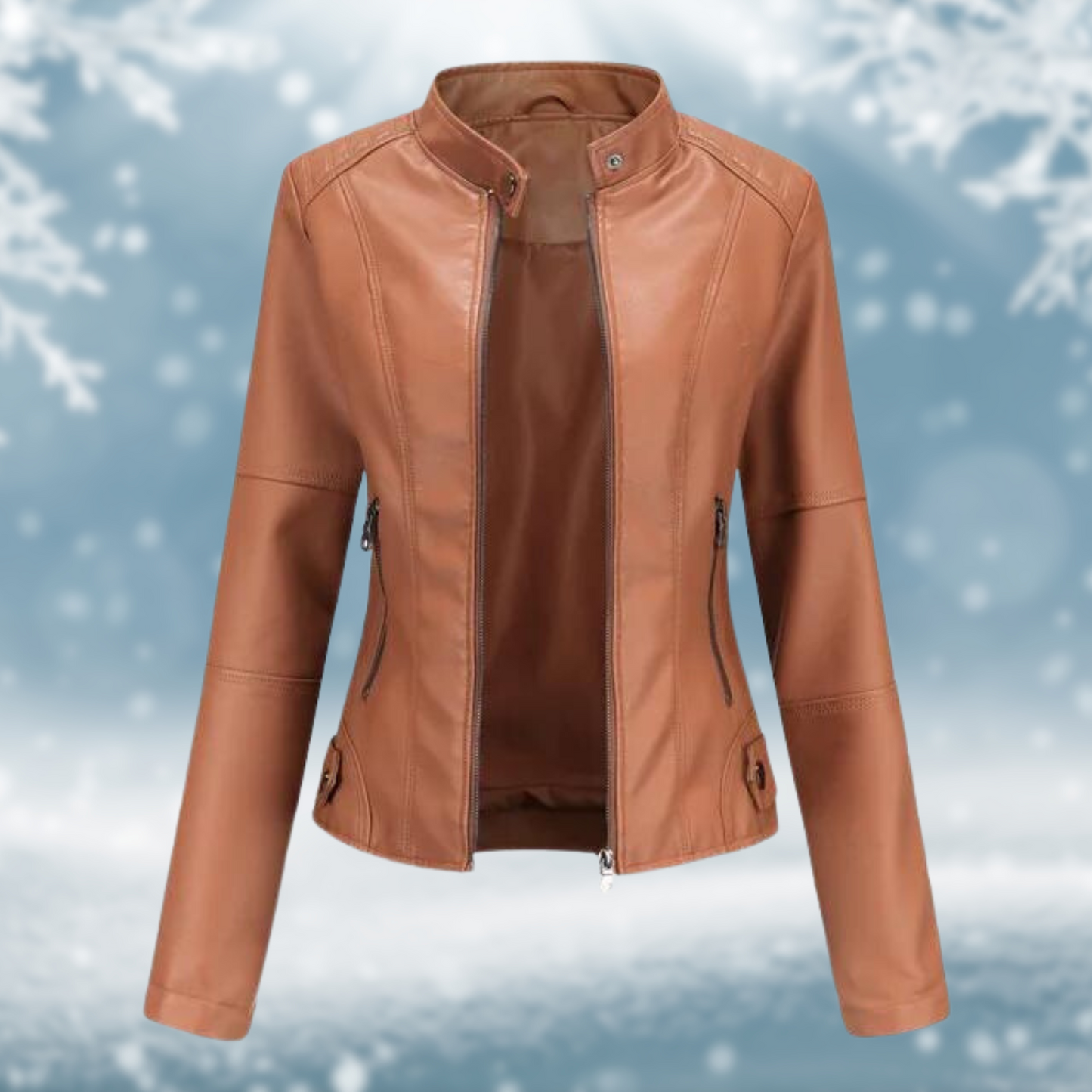 Ayla : Blouson en cuir vegan