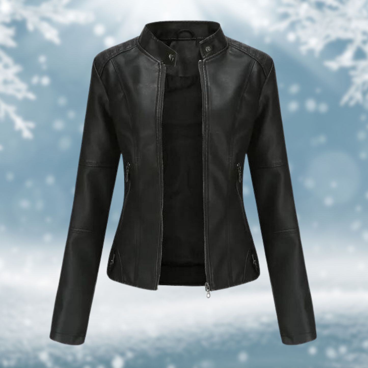 Ayla : Blouson en cuir vegan