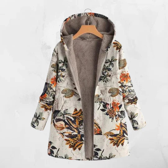 Berg-Feldt | Manteau imprimé oversize à capuche et manches longues