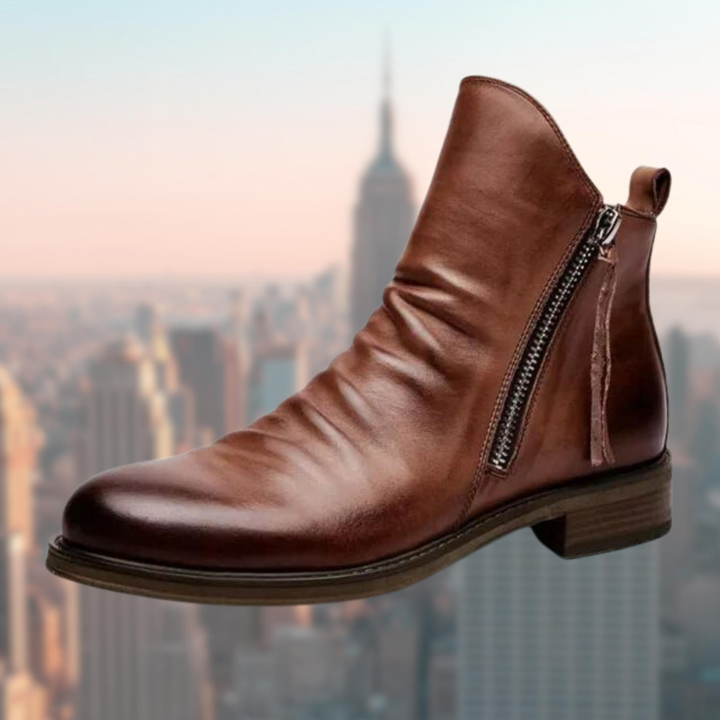 Berg-Feldt | Lederstiefel mit Glattem Finish